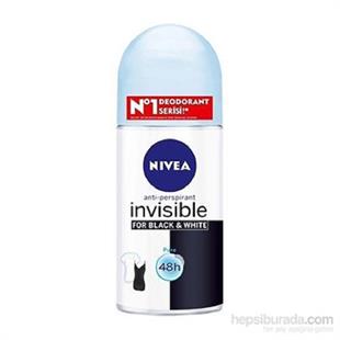 Nivea Invisible For Black & White Roll- On Pure 50 ml