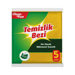 Clean&Fun Temizlik Bezi 5'li