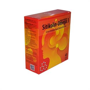 Sitikolin-Omega 3 Folik Asit 45 Softjel - 3'lü