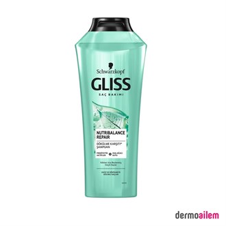Gliss Schwarzkopf Nutribalance Dökülme Karşıtı Saç Bakım Şampuanı 360 ml