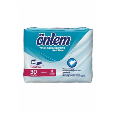 ÖNLEM YATAK KORUYUCU 60X90 EKO 30 LU