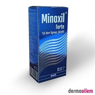 Minoxil Forte Deri Spreyi %5 60 ml 2 Adet