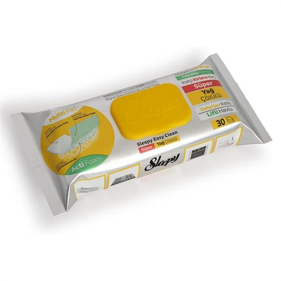 Sleepy Yüzey Temizleme Havlusu 30lu Yağ Çözücü