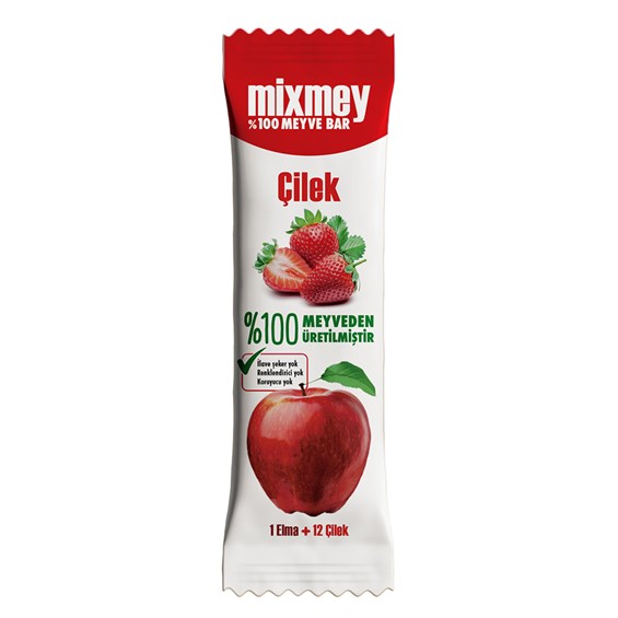 Mixmey Çilekli Meyve Bar 20 gr