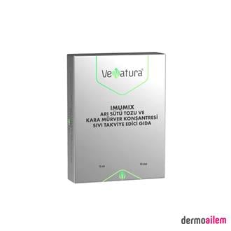 VeNatura Imumix Arı Sütü Tozu ve Kara Mürver Konsantresi 10x15 ml