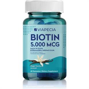 Viapecia Biotin 5000 mcg 60 Gummies