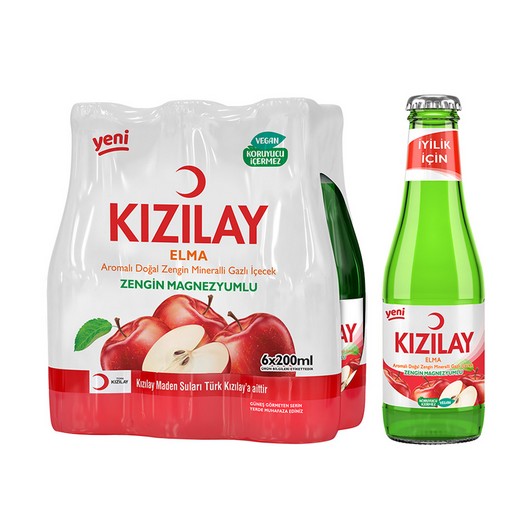 Kızılay Elmalı Maden Suyu 6x200 ml