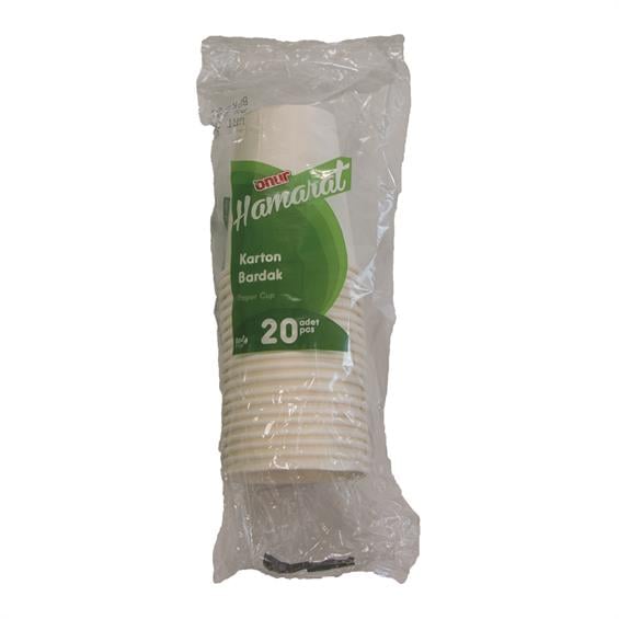 Onur Hamarat Karton Bardak 20'li