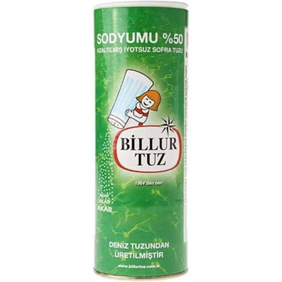 Billur Sodyumu %50 Azaltılmış İyotsuz Tuz 500 Gr