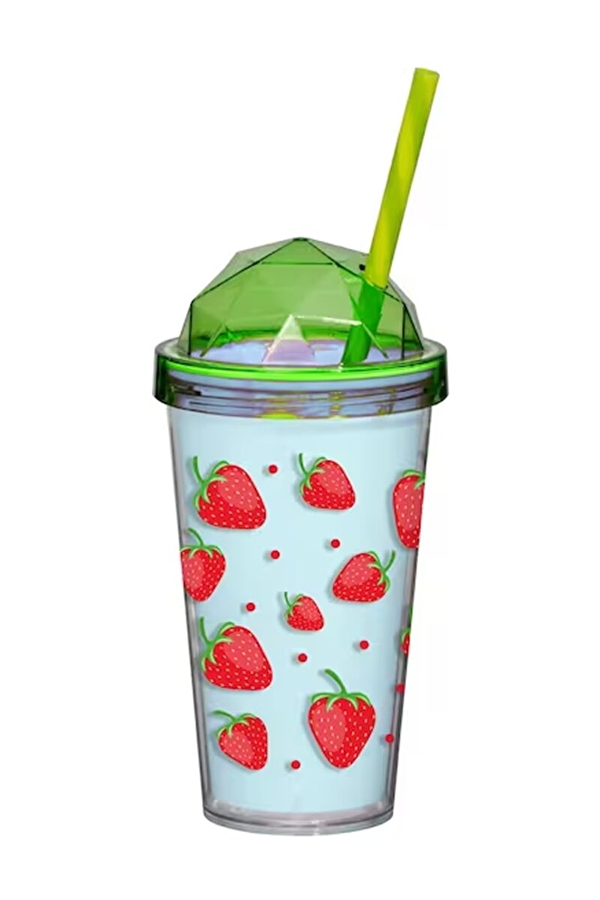 Herevin Pipetli Bardak Çilek 540 cc