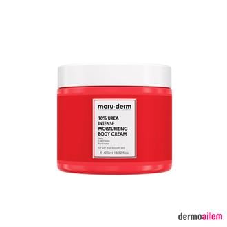 Maruderm Vücut Kremi | %10 Urea (Üre) Yoğun Nemlendirici Vücut Kremi 400 ML