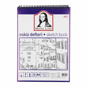 Monalisa Eskiz Defteri Telli A4 120 GR 50 YP MN13-4