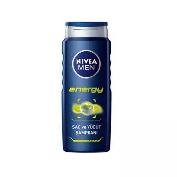 Nivea Energy Duş Jeli Vücut Yüz Saç 500 ml