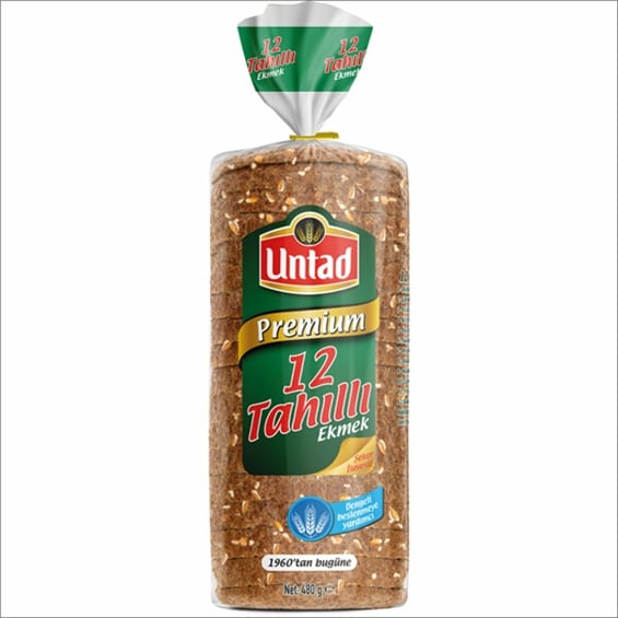Untad Premium 12 Tahıllı Ekmek 480 gr
