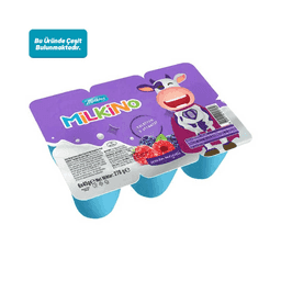 Milkten Milkino Muz, Çilek veya Orman Meyveli Taze Peynir 6x45 G