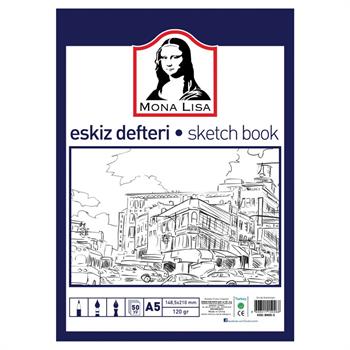 Mona Lisa Südor A5 120gr 50 Yaprak Eskiz Defteri BN05-5