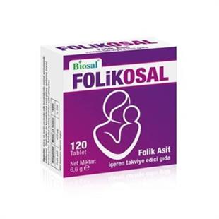 Biosal Folikosal Folik Asit 400 mcg 120 Tablet
