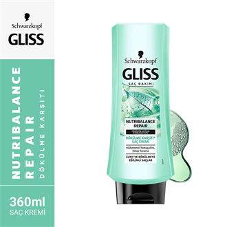 Gliss Nutri Balance Saç Kremi 360 ml