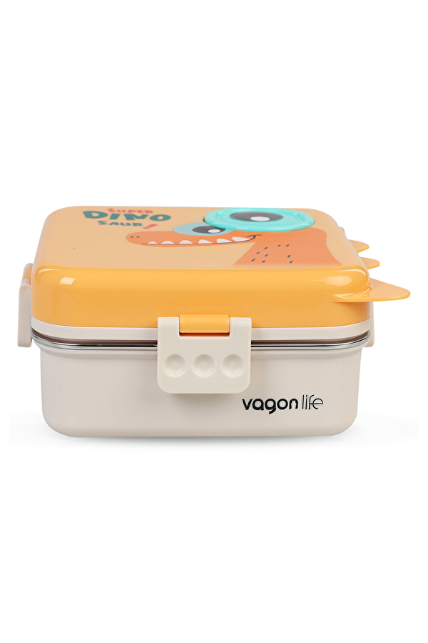 Vagonlife Paslanmaz Çelik Lunch Box 1120ml Sarı