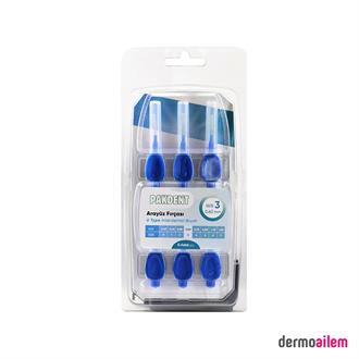 Pakdent Arayüz Fırçası U Tipi 0,6 Mm 6'lı Mavi