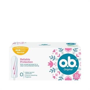 O.B. Original Normal Tampon 32'li