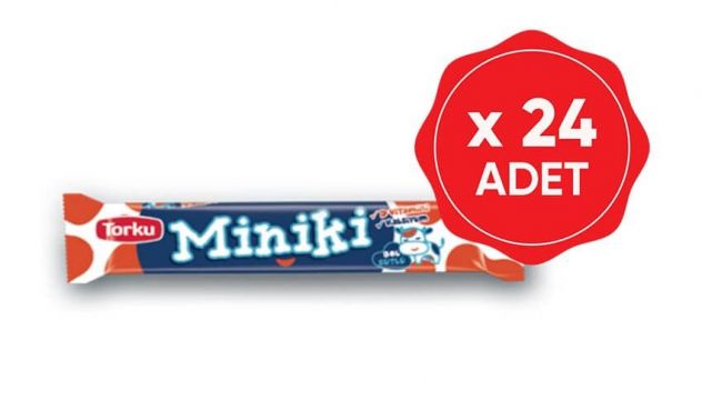 Torku Miniki Çikolata 9 Gr x 24 Adet