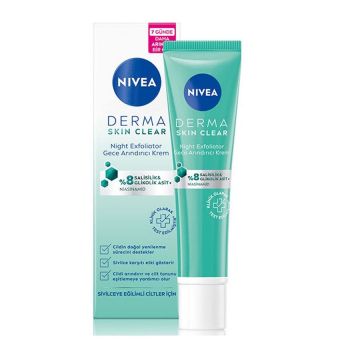 Nivea Gece Arındırıcı Krem 40 ml Derma Skın Clear