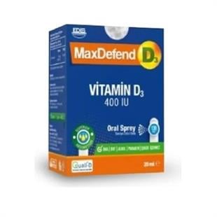 Maxdefend D3 400 IU Oral Sprey 20 ml