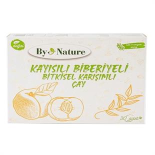 Bynature Kayısılı Biberiyeli Bitkisel Karışımlı Çay 30'lu