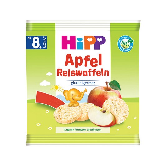 Hipp Organik Pirinç Patlağı Elmalı 30gr
