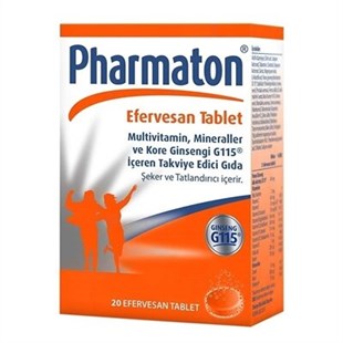 Pharmaton Efervesan Tablet 20'li