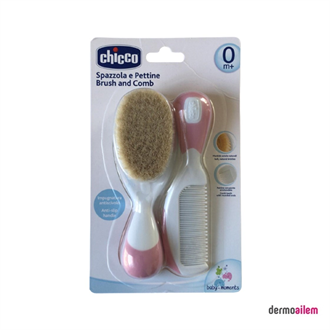 Chicco Fırça ve Tarak Seti Pembe 0 M+