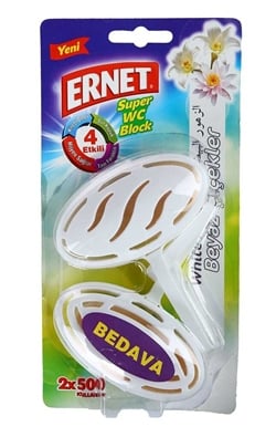 Ernet Klozet Bloğu Pembe Çiçekler 1+1 2*40 Gr