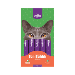 Kiwi Yammies Somonlu&Ton Balıklı Kedi Sıvı Ödül Maması 5'li