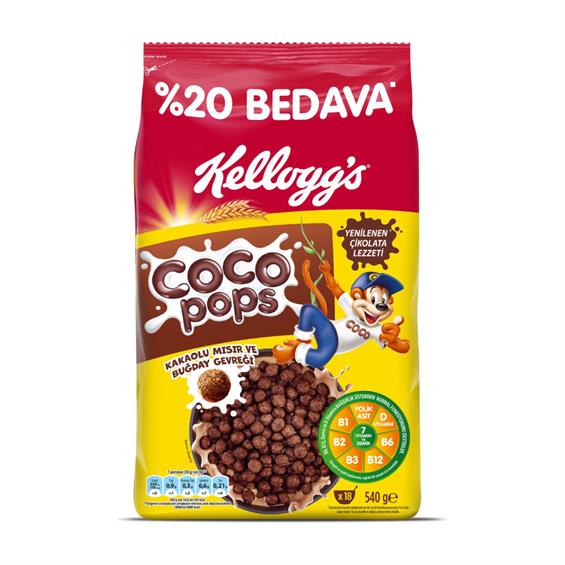 Ülker Kellogg's Cocopops %20 Bedava 540 gr