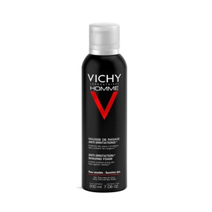 Vichy Homme Shaving Foam 200 Ml - Hassas Ciltler İçin Tıraş Köpüğü