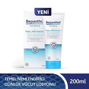 Bepanthol Derma Temel Nemlendirici Günlük Vücut Losyonu Kuru ve Hassas Ciltler 200 ml