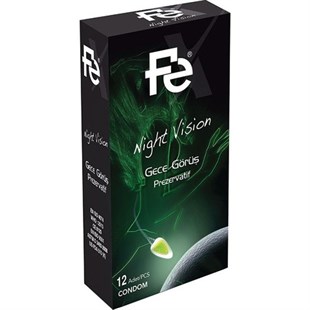 Fe Night Vision Gece Görüş Prezervatif 12'li