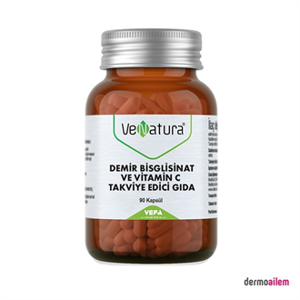 VeNatura Demir Bisglisinat ve Vitamin C 90 Kapsül