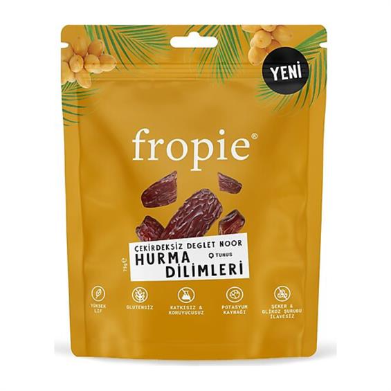 Fropie Çekirdeksiz Deglet Noor Hurma Dilimleri 75 gr