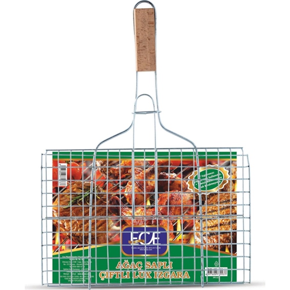 Ece Lüks Ağaç Saplı Kafesli Izgara