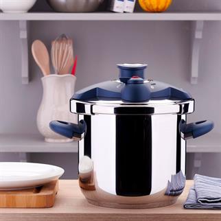 Korkmaz A174 01-02 Bella Azura Düdüklü Tencere 7,0 Lt