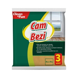 Clean&Fun Cam Bezi 30x40 3'lü