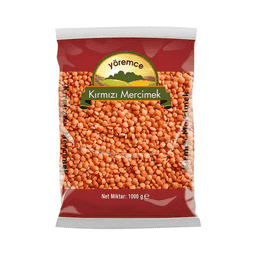 Yöremce Toptane Kırmızı Mercimek 1000 G