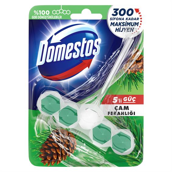 Domestos Wc Blok 5'li Güç Çam Ferahlığı