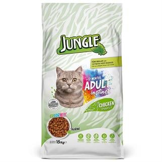 Jungle Color Mix Tavuklu Kedi Maması 15 kg
