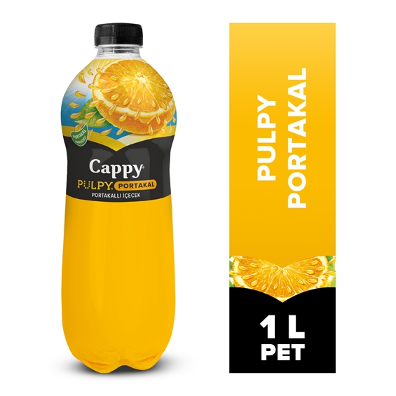 Cappy Pulpy Portakallı İçecek Pet 1 lt