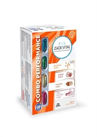 Zade Vital Combo Performance 1000 Mg 60 Yumuşak Kapsül Rüşeym-Ceviz-Findik-Yer Fistiği Yaği