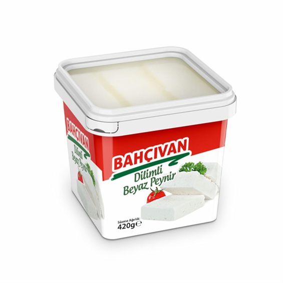 Bahçivan Beyaz Peynir Tam Yağlı Dilimli 420 gr