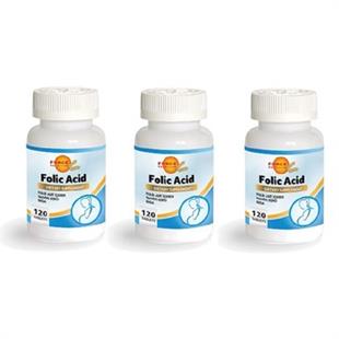 Force Nutrition Folic Asid 400 mcg 120 Tablet - 3 Adet